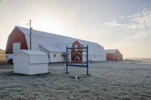 Gross Farms on a frosty morning.
