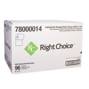 Individually Wrapped Toilet Paper, 2 Ply